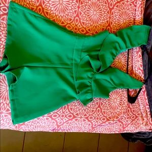 Size Small Green Romper